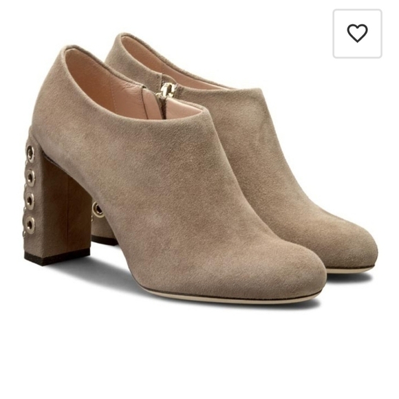 Furla Lara Suede Ankle Boots - Picture 2 of 10